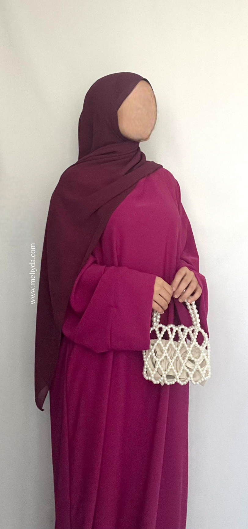 Abaya Layla - Rose fushia