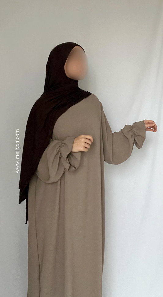 Abaya Nour - Taupe