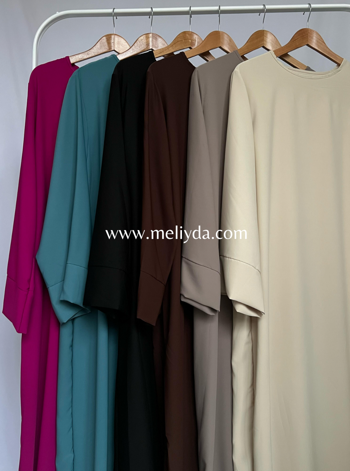 Abaya Layla - Bleu canard