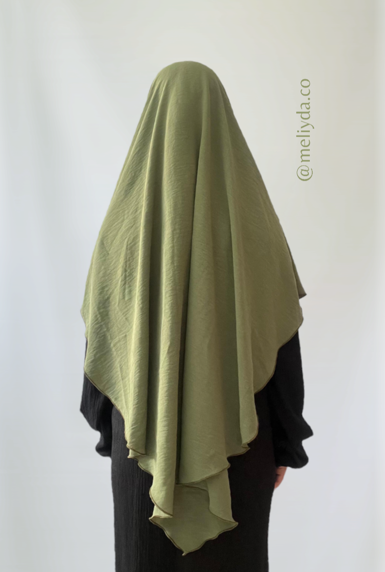 Khimar simple kaki